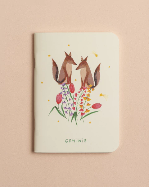 OUTLET: Libreta Geminis - tapa manchada
