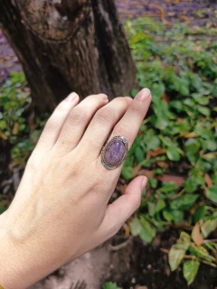 Anel de alpaca com Pedras (escolha o modelo) na internet