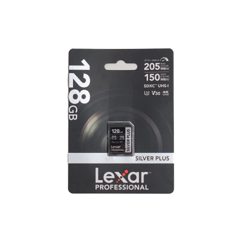 Cartão de Memória Lexar Professional 128gb 205mbs SDXC UHS-I SILVER PLUS - comprar online
