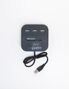 Leitor de cartão de Memória + HUB USB 2.0 Knup