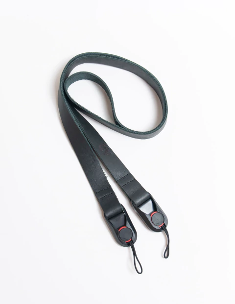 Alça de ombro em couro com engate rápido FFV - Black