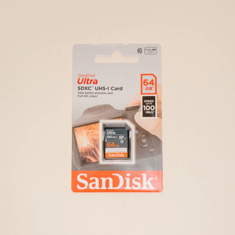 Cartão de Memória SanDisk Ultra 64gb 100mbs SDXC UHS-I
