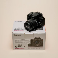 Canon EOS Rebel SL3 com lente EF-S 18-55mm 18-55 IS STM Kit