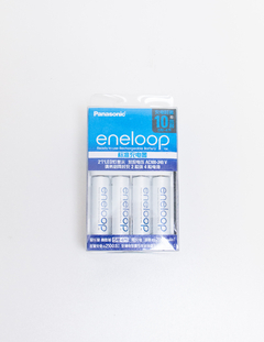 Pilha Recarregável Profissional + Carregador Eneloop AA 1.2v 2000mAh