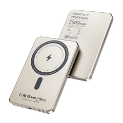 Power Bank HREBOS 5000mAh 20W Magnético /USB C - comprar online