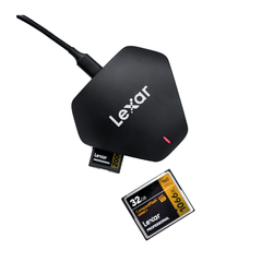 Leitor de cartão Lexar Professional Multi-Card 3 in 1 USB3.1