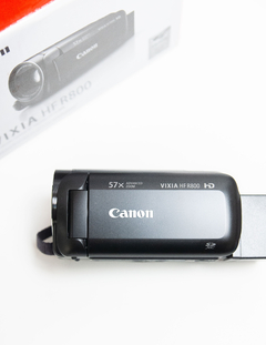 Filmadora Canon Vixia HF R800 Full HD Zoom 57x na internet