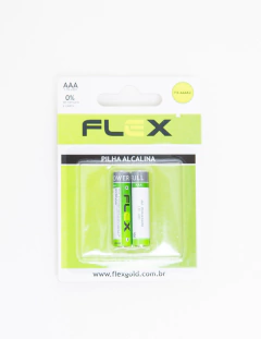 Pilhas AAA Alcalina Flex 2 unid.