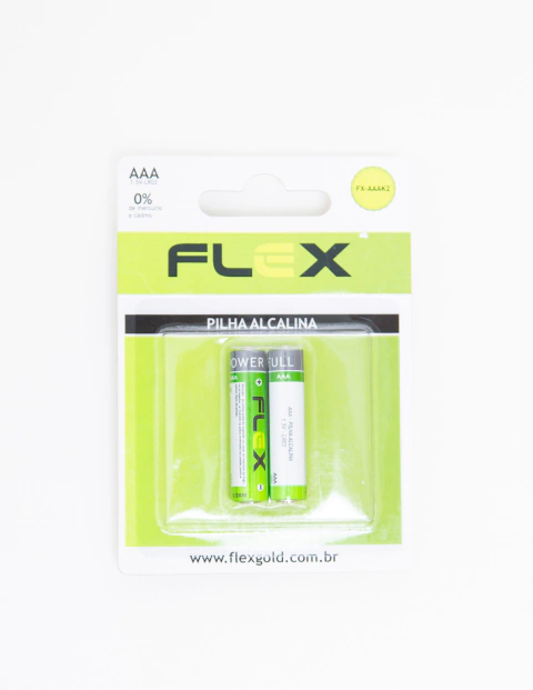 Pilhas AAA Alcalina Flex 2 unid.