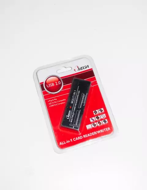 Leitor de cartão de Memória Mega para SD, Micro SD, MMC