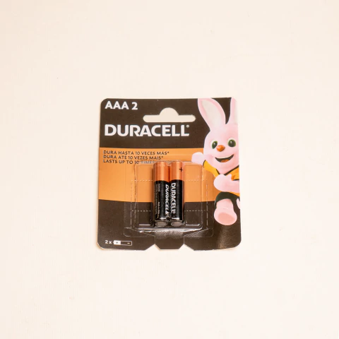 Pilhas AAA Duracell 2 unid.