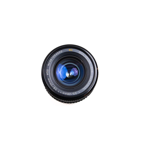 Lente Soligor Dualfocal 28mm F/3.5 + 35mm F/3.8 Mount Konica AR