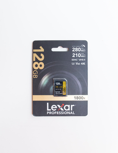 Cartão de Memória Lexar Professional 128gb 280mbs SDXC UHS-II Gold Series