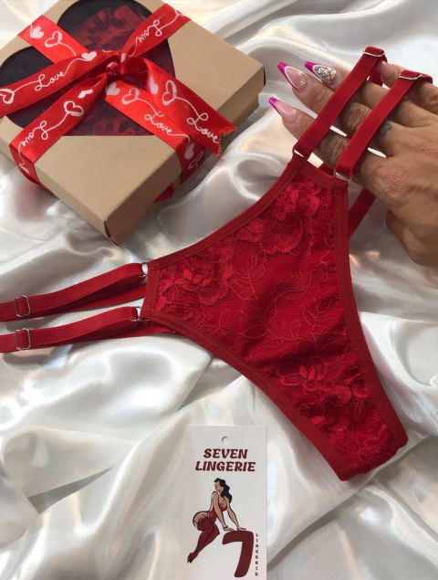 Calcinha Mirella Vermelha - comprar online