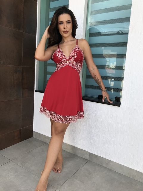 Camisola Bicolor Vermelha