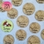 Souvenirs Zorrito dormido en relieve x 10
