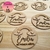 Souvenirs Arcoiris con corazones en relieve x 10 - comprar online