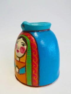 SANTA MINI 3 COLORIDA DELLY FIGUEIREDO na internet