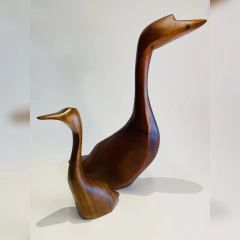 GANSO PEQUENO EM MADEIRA - loja online