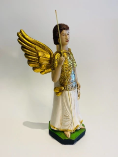 SÃO RAFAEL ARCANJO COLORIDO 30CM - loja online