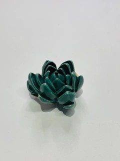 FLOR VERDE EM CERAMICA - 7643 - comprar online