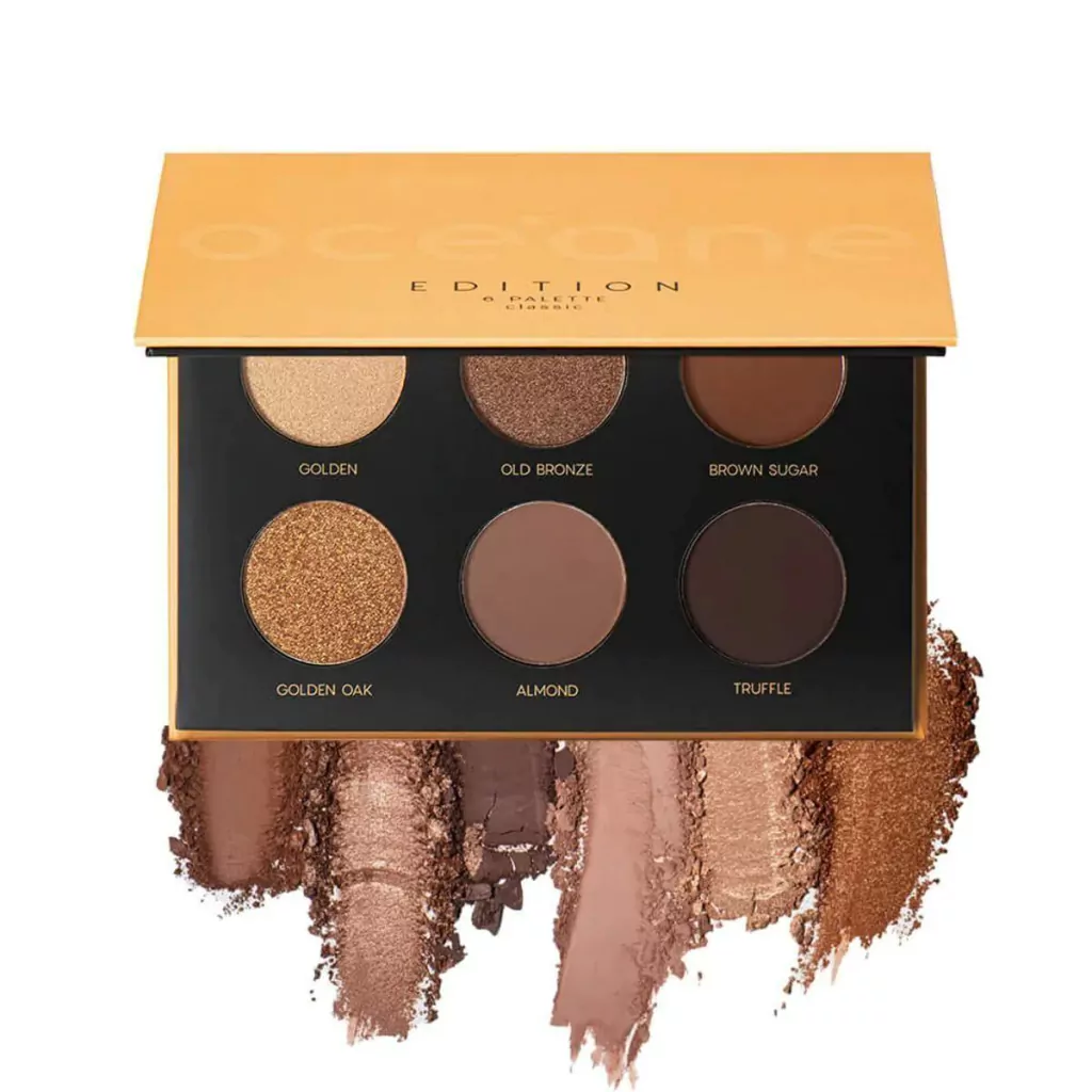 Paleta de Sombras Tons Terrosos - 6 Eyeshadow Palette Classic Océane Edition 7,8g