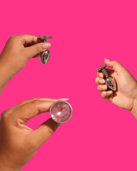 Plug M | Prata Redondo 7x2,8cm