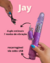 JAY | Vibrador Rotativo Duplo Estímulo em Jelly (RECARREGÁVEL)