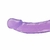 Pênis Duplo para Casal Roxo 16cm - Anjos do Amor