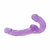 Pênis Duplo para Casal Roxo 16cm na internet