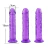 Pênis 13,5x3cm Roxo Silicone com Ventosa na internet