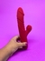 Vibrador Vai e Vem com Estimulador de Pulsação com Linguinha Recarregável Liza