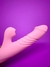 Vibrador Vai e Vem com Estimulador de Pulsação com Linguinha Recarregável Liza - Anjos do Amor
