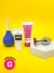 Kit Anal Completo Plug Redondo G