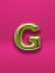 LETRA DOURADA PARA LINGERIE: G - comprar online