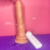 Pênis 18X13cm Borracha Com Ventosa e Vibro