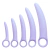 Kit 5 Dilatadores Vaginais Em Silicone - loja online
