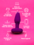 Plug Anal com Vibro e Rotação por Aplicativo Recarregável na internet