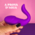 Imagem do Vibrador Duplo por Aplicativo Bluetooth Dora Recarregável