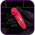 Vibrador Sugador de Clitóris com 5 Velocidades Recarregável Súculo Vermelho