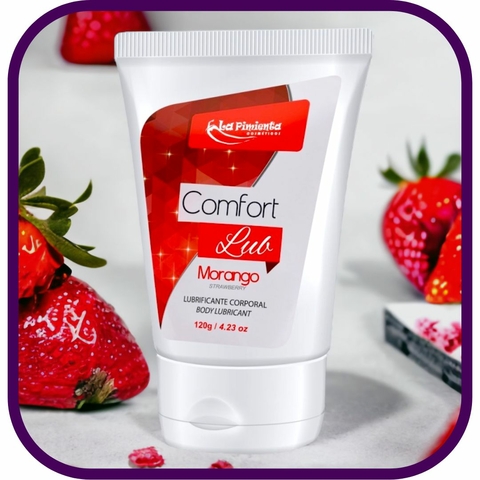 Comfort Lubrificante Beijável Morango 120gr