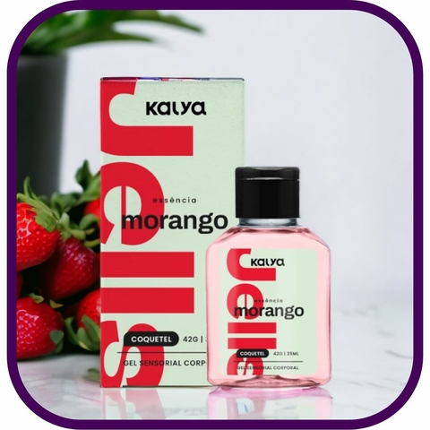 Jells Gel Beijável Sabor Morango Sensação de Esquentar 38gr