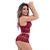 Conjunto Em Renda Floral Pega Marido Com Caleçon E Cropped Sem Bojo Vinho - Ars Lingerie - comprar online