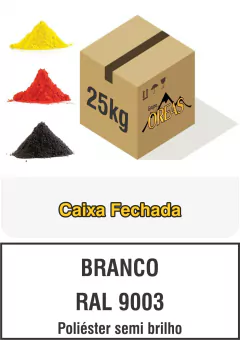 BRANCO RAL 9003 CAIXA 25Kg