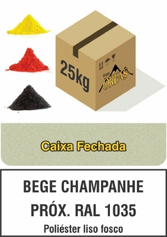 BEGE CHAMPANHE PRÓX. RAL 1035 CAIXA 25Kg