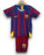 Kit Infantil FC Barcelona 2005/06 Retrô - Azul e Grená