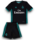 Kit Infantil Real Madrid 2017/18 Retrô - Preta