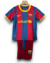 Kit Infantil FC Barcelona 2010/11 Retrô - Azul e Grená