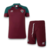 Kit Fluminense 2023-24 - Camisa e Short Polo de Viagem - Grená e Verde