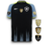 Camisa Botafogo 2024/25 - Patchs Libertadores - Treino Masculina - Preta Azul